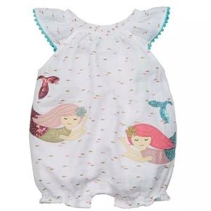 Mud pie girls mermaid bubble, 9 to 12 months!